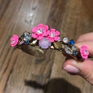 J Crew Floral Bracelet